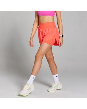 Mp Velocity Pleated Running Short - Orange