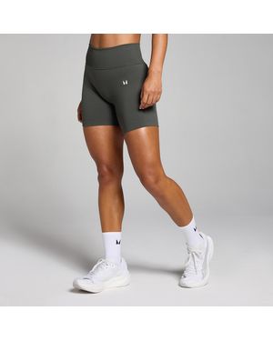 Mp Teo Mid-Rise Seamless Shorts - Grey