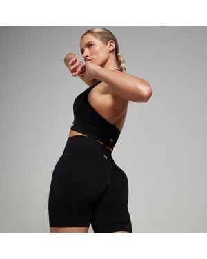 Mp Teo Seamless Scrunch Shorts - Black