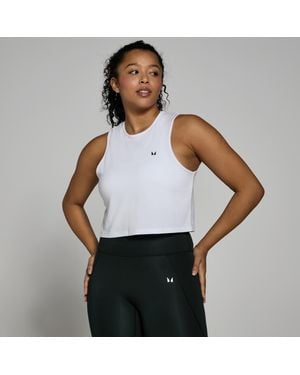 Mp Training Cropped Vest - White