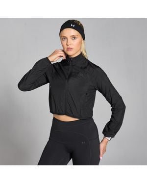 Mp Velocity Slim Fit Cropped Windbreaker - Black