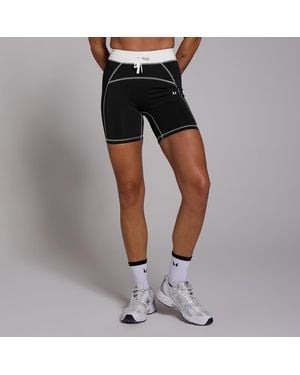 Mp Pantalón Corto Con Cordón En Contraste Teo Para Mujer De - Negro