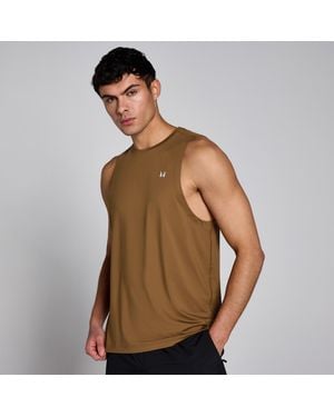 Mp Camiseta Sin Mangas De Entrenamiento Para Hombre De - Marrón