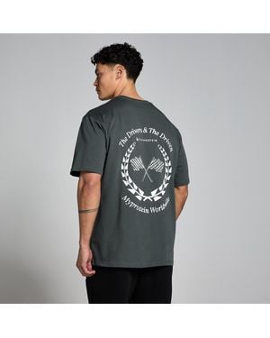 Mp World Wide Graphic T-Shirt - Grey