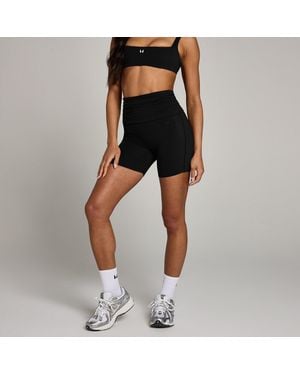 Mp Studio Fold Over Short - Black