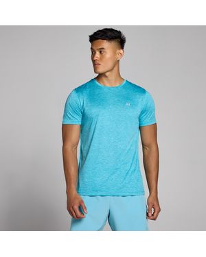 Mp T-Shirt Teo Mélange Da Uomo - Blu