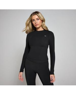 Mp Camiseta Ajustada De Manga Larga Teo Good Para Mujer De - Negro