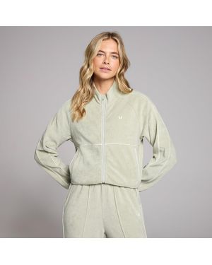 Mp Lifestyle Towelling Tracksuit Jacket - Green