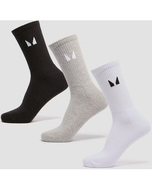 Mp Crew Socks (3 Pack) - Black