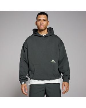 Mp Retro Oversized Hoodie - Grey