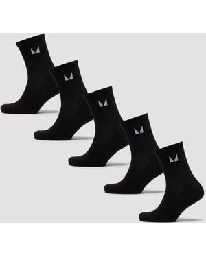 Mp Crew Socks (5 Pack) - Black