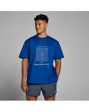Mp T-Shirt Con Grafica Da Bagno - Blu