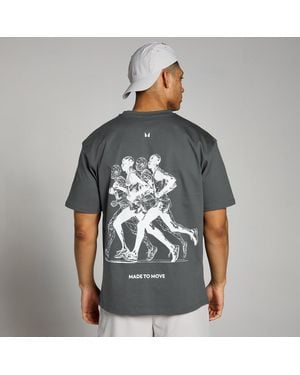 Mp Velocity Ultra Graphic Jogging T-Shirt - Grey