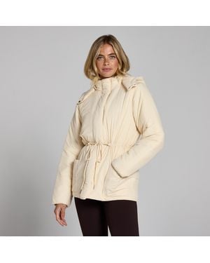 Mp Adjustable Waist Short Jacket - Natural