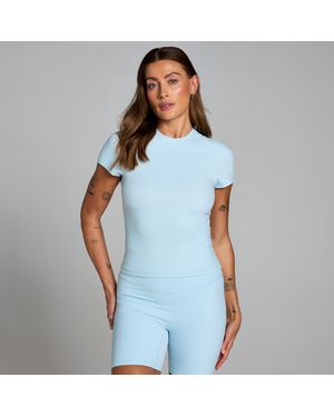 Mp Teo Body Fit Short Sleeve T-Shirt - Blue