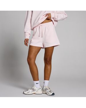 Mp Pantaloncini Della Tuta Basics Da Donna - Rosa