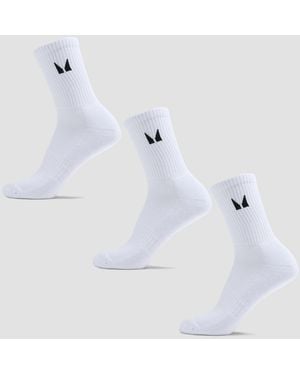 Mp Crew Socks (3 Pack) - White