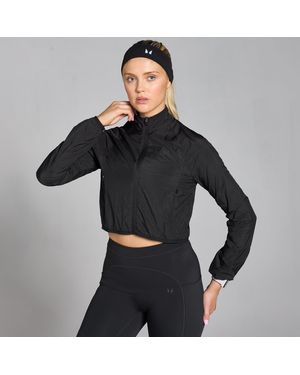Mp Cazadora Corta Cortavientos De Corte Ajustado Velocity Para Mujer De - Negro