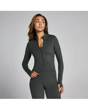 Mp Teo Cropped Jacket - Grey