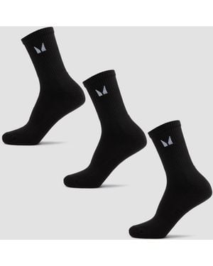 Mp Unisex Crew Socks (3 Pack) - Black