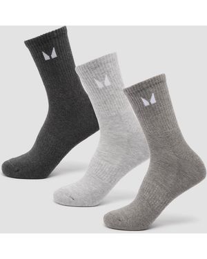Mp Crew Socks (3 Pack) - Metallic