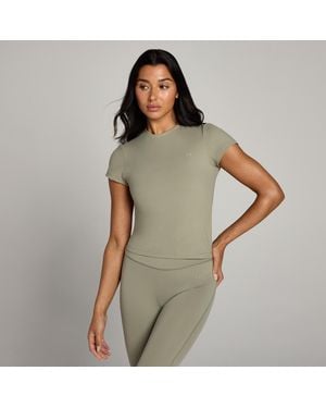 Mp Teo Body Fit Short Sleeve T-Shirt - Green