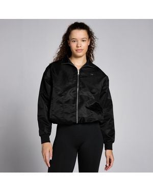 Mp Chaqueta Bomber De Nailon Lifestyle Para Mujer De - Negro