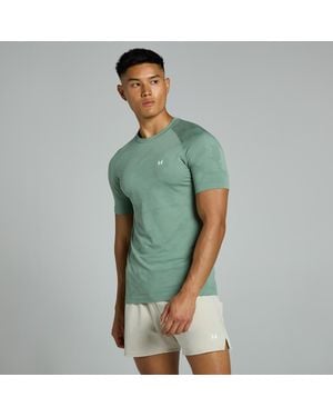 Mp Teo Muscle Fit Seamless T-Shirt - Green