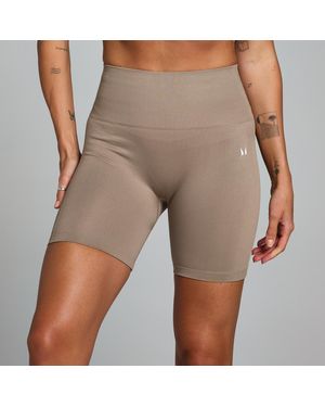 Mp Pantalón Corto De Ciclismo Sin Costuras Shape Para Mujer De - Gris