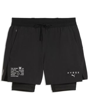 PUMA X Hyrox Pwrmode 2-In-1 Shorts - Black