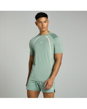 Mp Teo Panel T-Shirt - Green