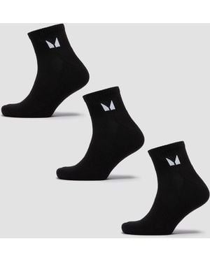 Mp Ankle Socks (3 Pack) - Black