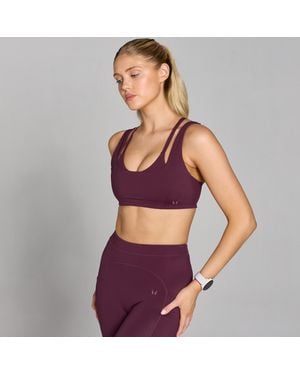 Mp Teo Double Layer Sports Bra - Purple