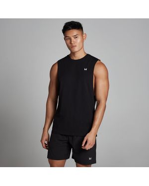 Mp Rest Day Drop Armhole Tank Top - Black