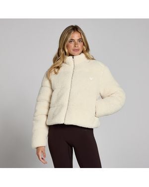 Mp Borg Puffer Jacket - Natural