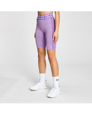 Mp Pantaloncini Ciclista Curve Da Donna - Viola