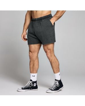 Mp Origin Washed Graphic Sweatshorts - Blue