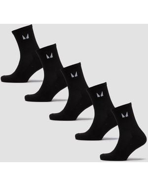 Mp Crew Socks (5 Pack) - Black