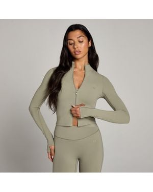 Mp Teo Cropped Jacket - Green