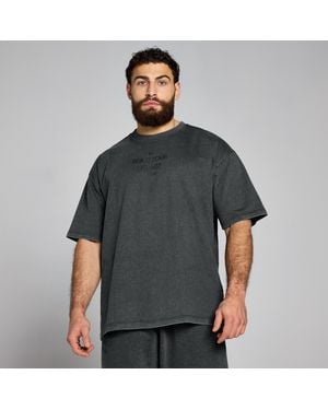 Mp T-Shirt Lavata Con Grafica Origin - Grigio