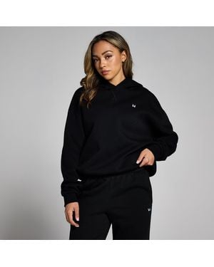 Mp Sudadera Extragrande Con Capucha Basics Para Mujer De - Negro
