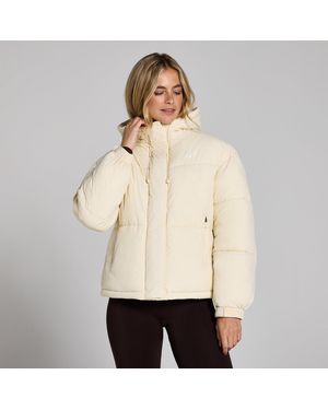 Mp Short Padded Puffer Jacket - Natural