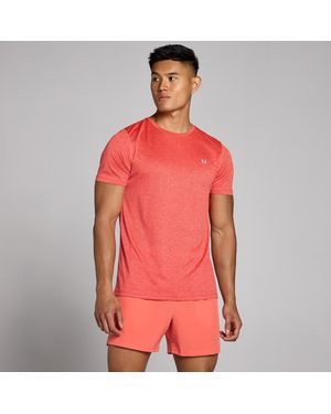 Mp T-Shirt Teo Mélange Da Uomo - Rosso