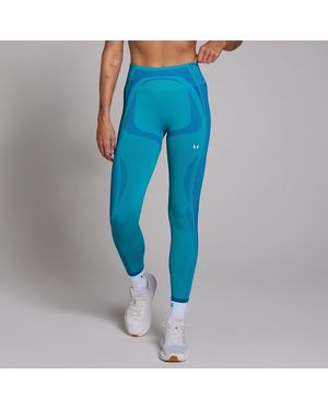Mp Teo Seamless Hybrid Leggings - Blue