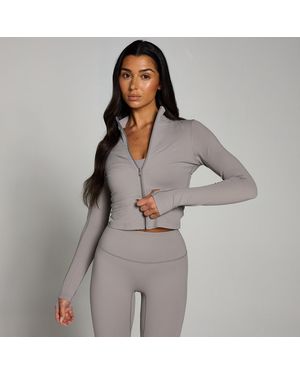 Mp Teo Cropped Jacket - Grey