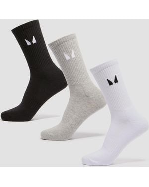 Mp Crew Socks (3 Pack) - Black