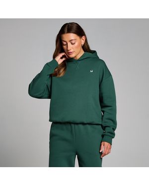 Mp Felpa Con Cappuccio Vestibilità Oversize Basics Da Donna - Verde