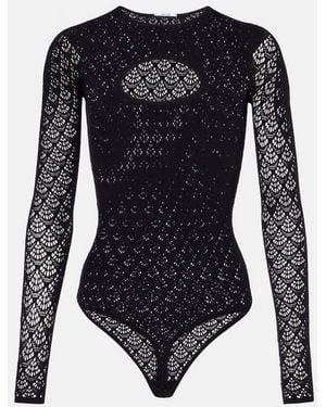 Wolford Cutout Lace Bodysuit - Black
