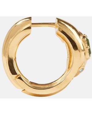 【関税&送料込】Loewe Hoop Earrings Braided hoop earrings in sterling silver Silver - LOEWE