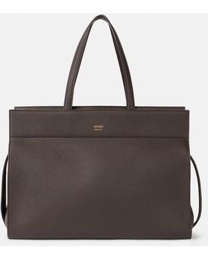 KHAITE Crosby Leather Tote Bag - Brown
